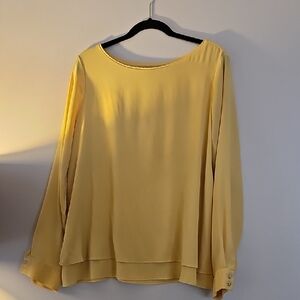 Elegant Yellow Women's Top